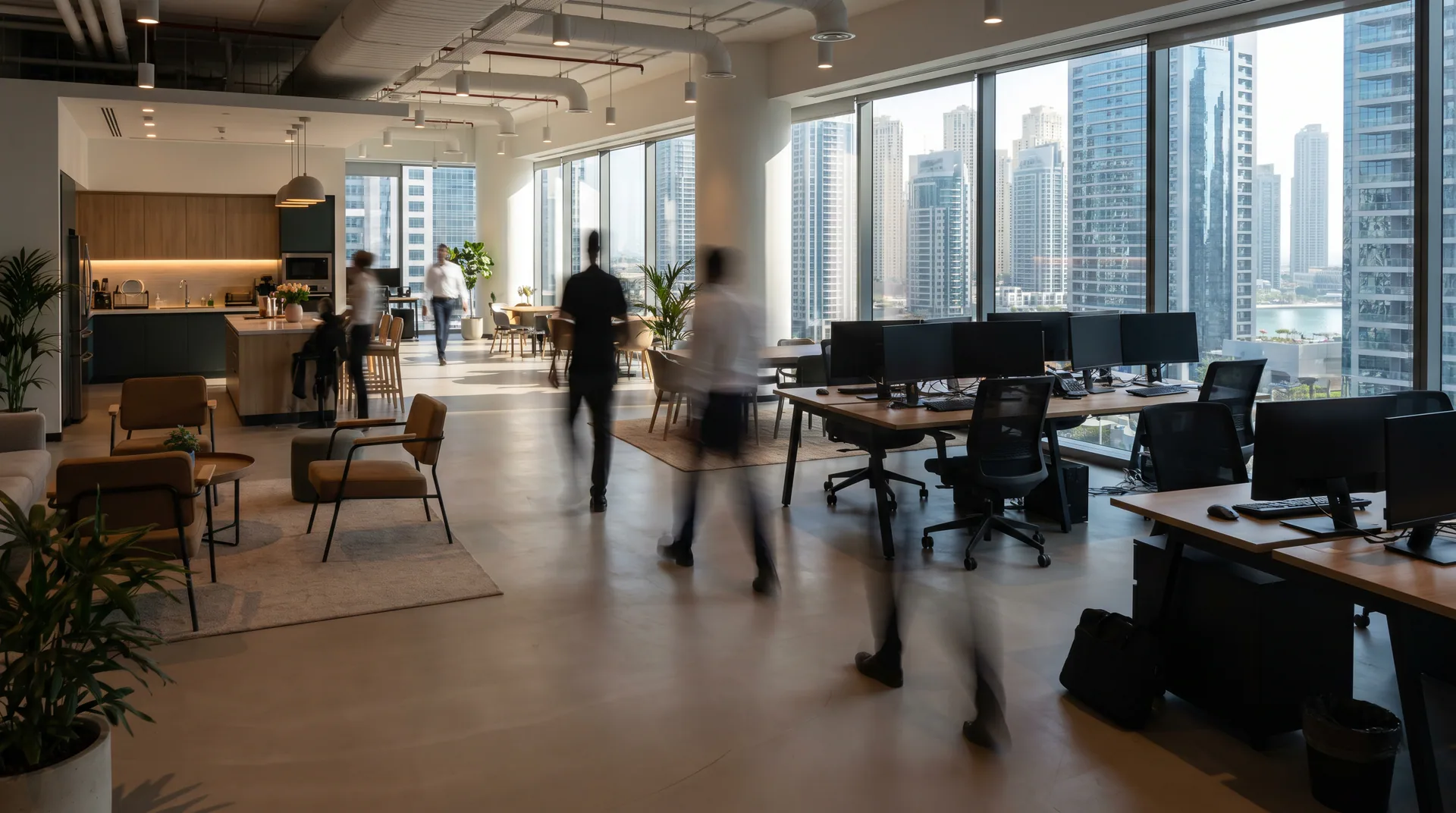 Modern business office interior design